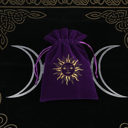 Witchy Purple Velvet Tarot Card Bags