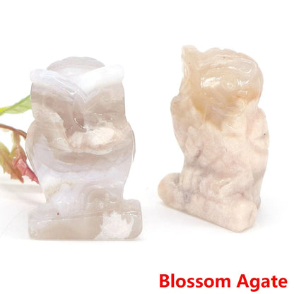 Owl Crystal Figurines