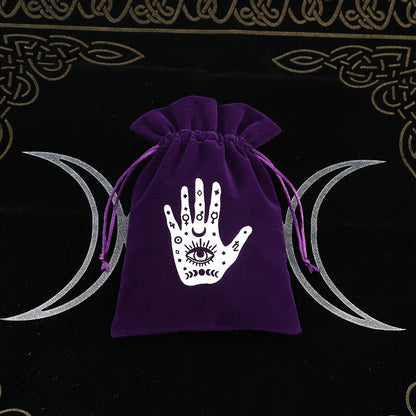 Witchy Purple Velvet Tarot Card Bags
