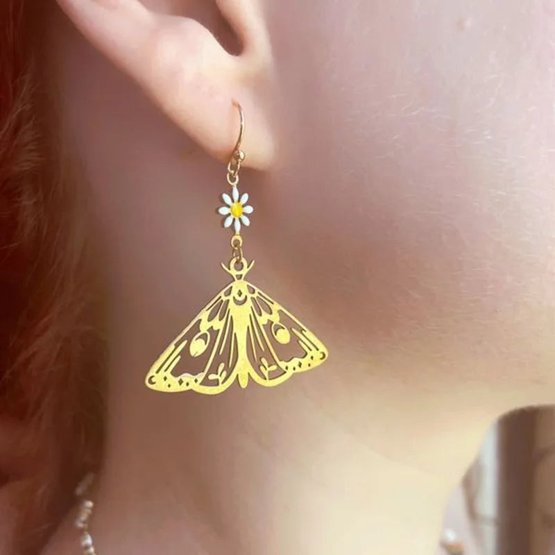 Assorted Moth & Butterfly Dangle Earrings