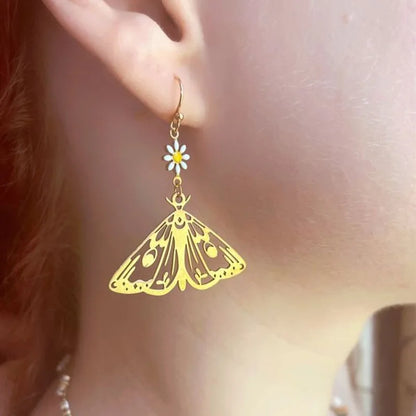Assorted Moth & Butterfly Dangle Earrings
