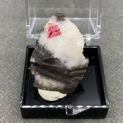Natural Red Cinnabar | Raw Stone Specimen - Quartz Stone