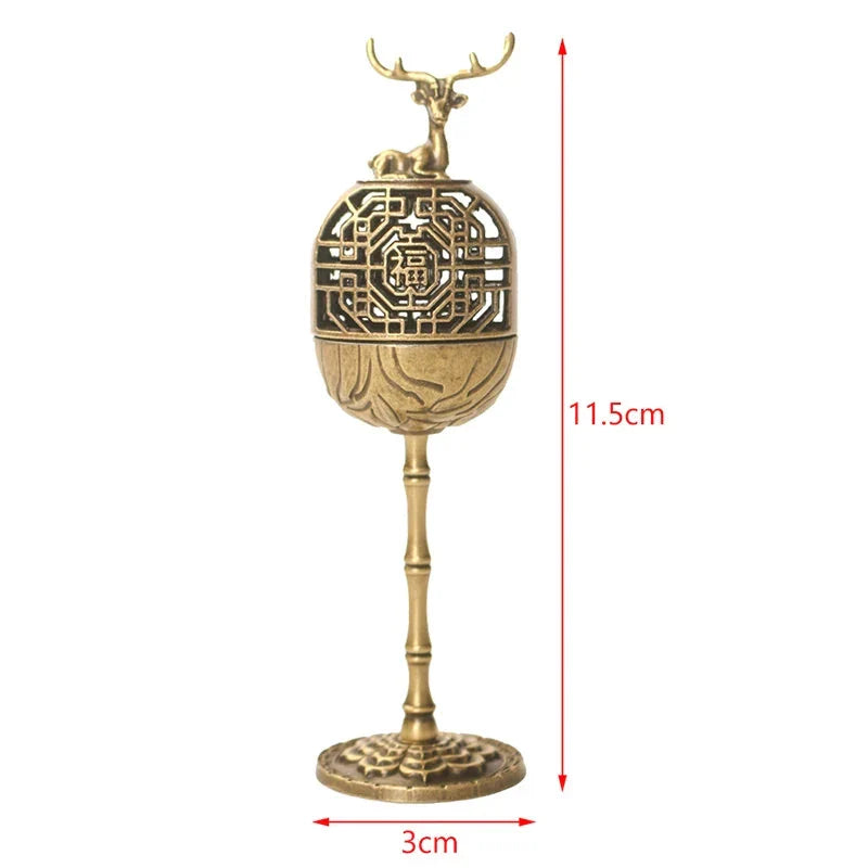 Magpie Hollow Lamp Sandalwood Fragrance Censer Smoking Backflow Incense Holder Tea House Ornaments Study Room Home Decor