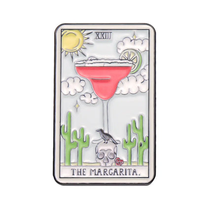 Lover Cat Tarot Enamel Pin Brooch Badge Jewelry Gift