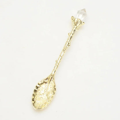 Clear Quartz Crystal Tea Spoons