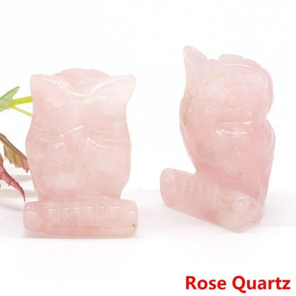 Owl Crystal Figurines