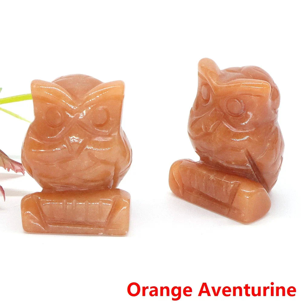 Owl Crystal Figurines
