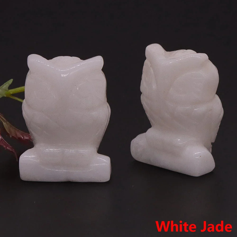 Owl Crystal Figurines