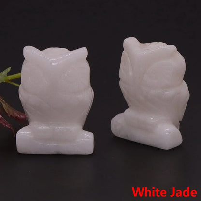 Owl Crystal Figurines