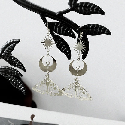 Assorted Moth & Butterfly Dangle Earrings