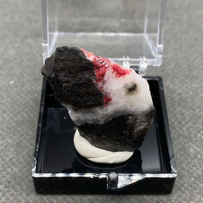 Natural Red Cinnabar | Raw Stone Specimen - Quartz Stone