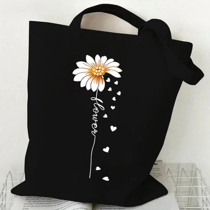 Witchy Floral Moon Tote Bags