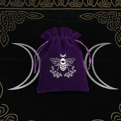 Witchy Purple Velvet Tarot Card Bags