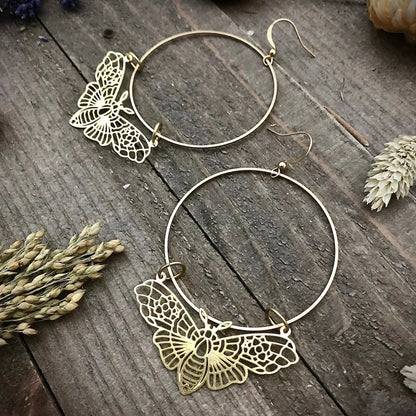 Assorted Moth & Butterfly Dangle Earrings