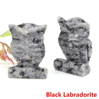 Owl Crystal Figurines