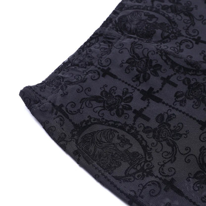 Lace High Waist Flare Pants