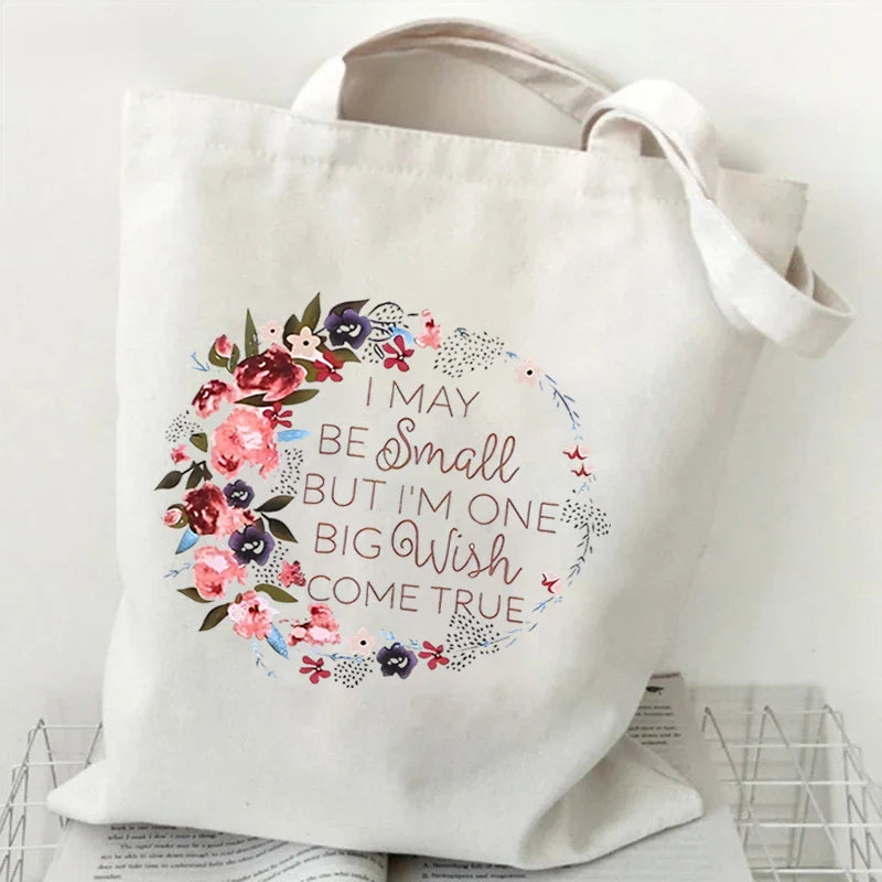 Witchy Floral Moon Tote Bags