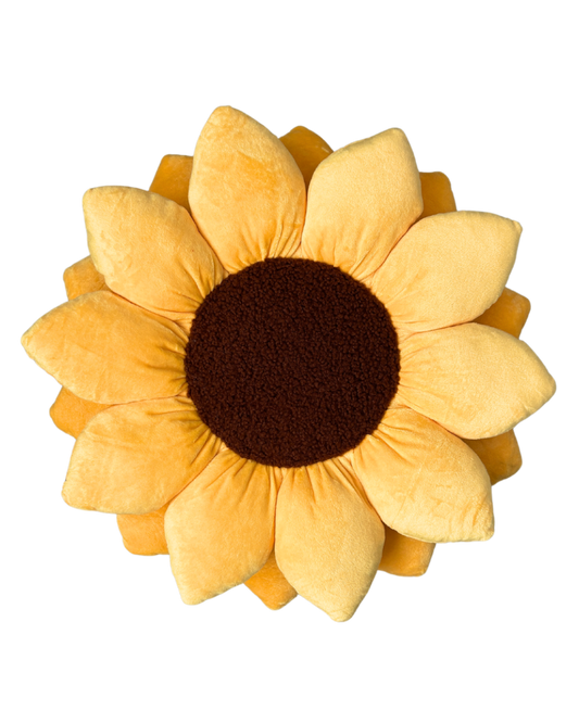 Sunflower Pillow - Golden Yellow