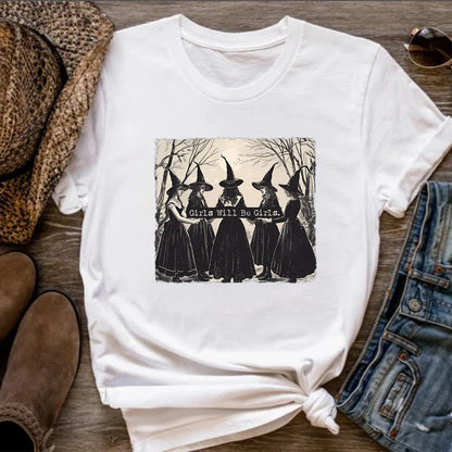 Girls Will Be Girls Witch T-Shirt