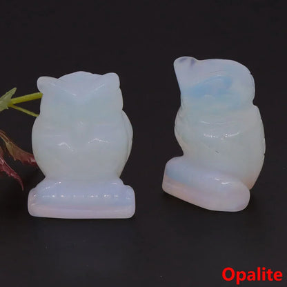 Owl Crystal Figurines