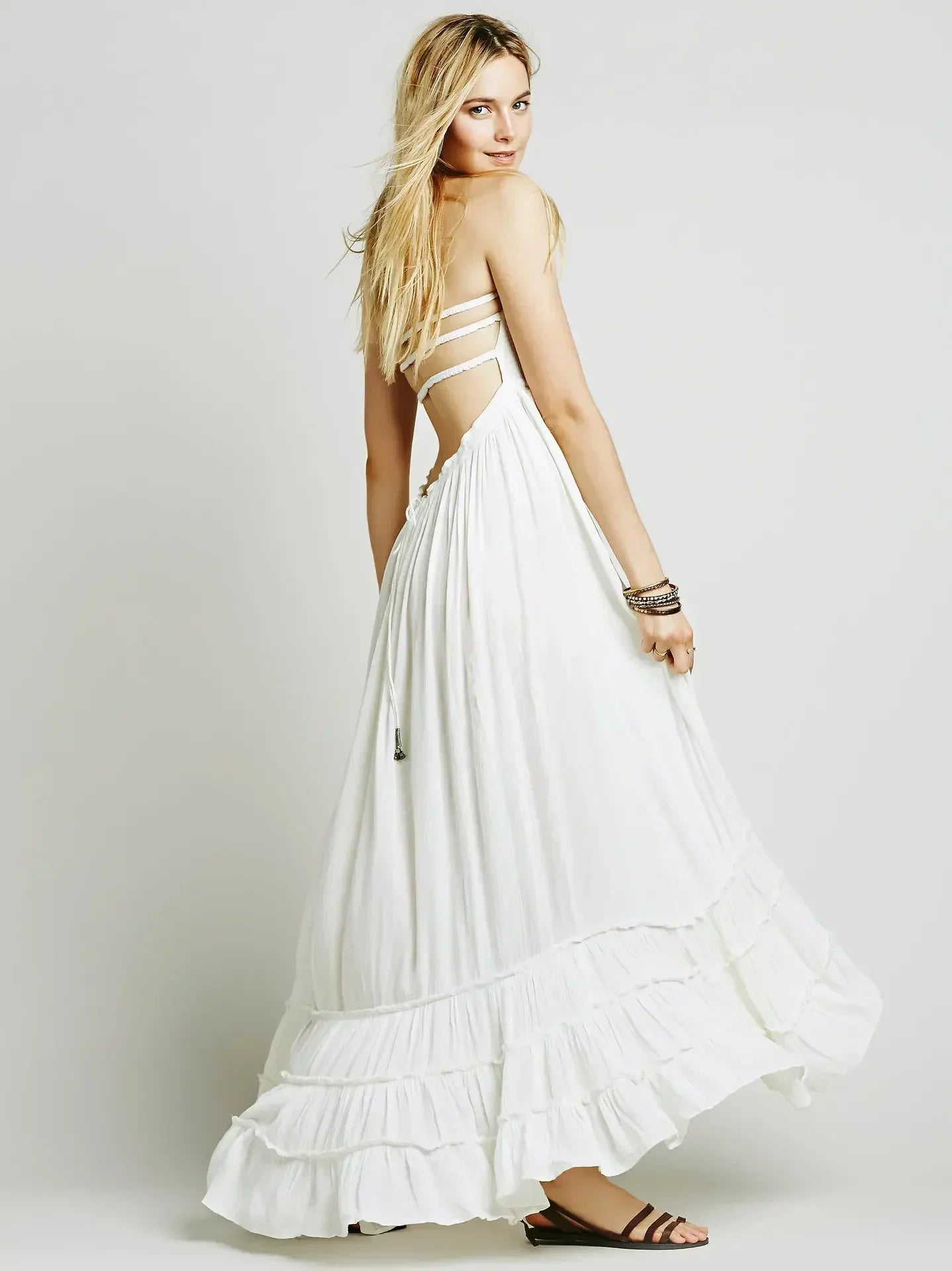Boho Beach Long Dress - Summer Holiday Wear
