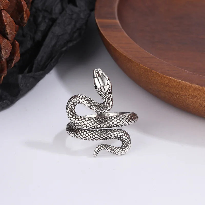 Sterling Silver Snake Ring