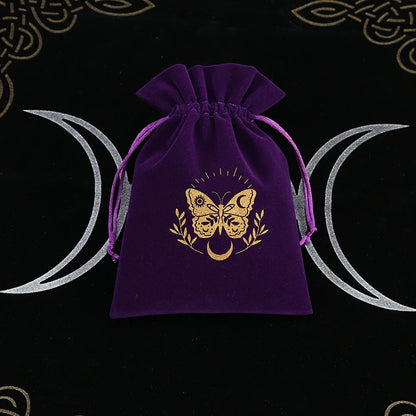 Witchy Purple Velvet Tarot Card Bags