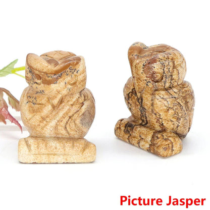 Owl Crystal Figurines