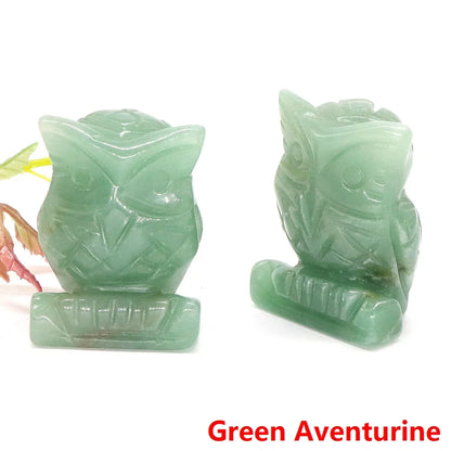 Owl Crystal Figurines