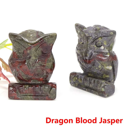 Owl Crystal Figurines