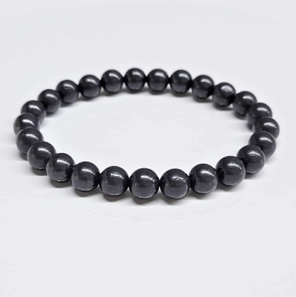 Shungite Round Bead  Bracelet - Longevity Prescription