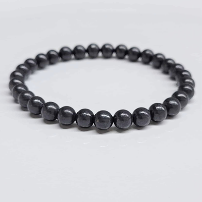 Shungite Round Bead  Bracelet - Longevity Prescription