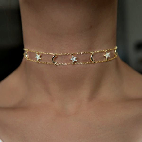 Celestial Layered Necklace