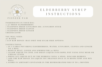 Immunity Combo: Immune System & Respiratory Support- Mullein Tincture + Elderberry Kit + Mullein Tallow