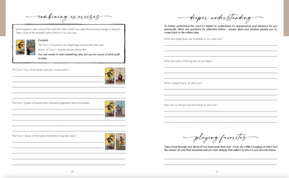 Decoding the Cards – A Tarot Workbook for Learning & Practice