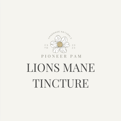 Moon & Memory Support, Lions Mane Tincture