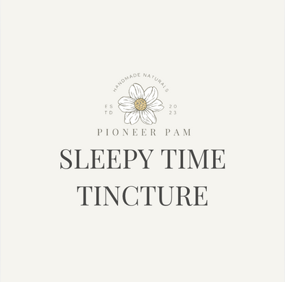 Sleepy Time Tincture – Herbal Sleep Aid (2oz) with Chamomile & Valerian