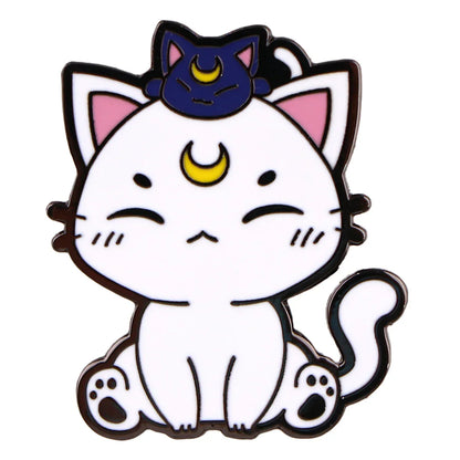 Moon Cat Pins