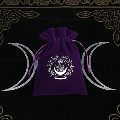 Witchy Purple Velvet Tarot Card Bags