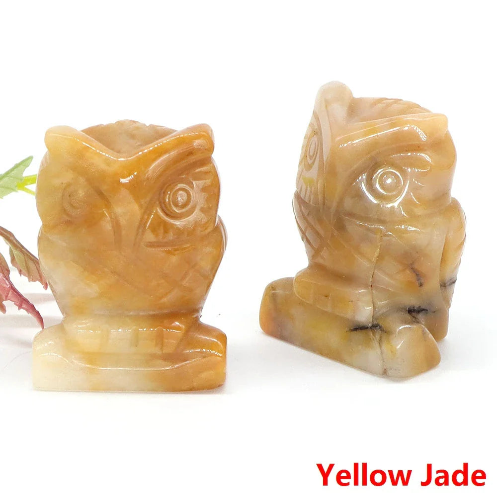 Owl Crystal Figurines