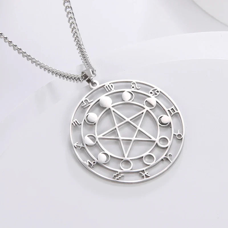 Pentacle Symbols Necklace