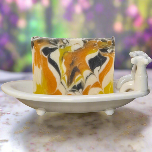 Sorcerers Sensation -- Patchouli, Orange -- Handmade Soap
