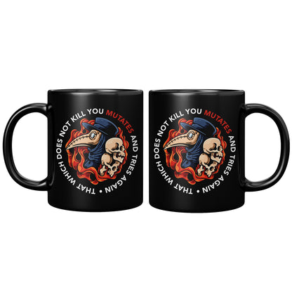 Plague Doctor Ceramic Mug, 11oz
