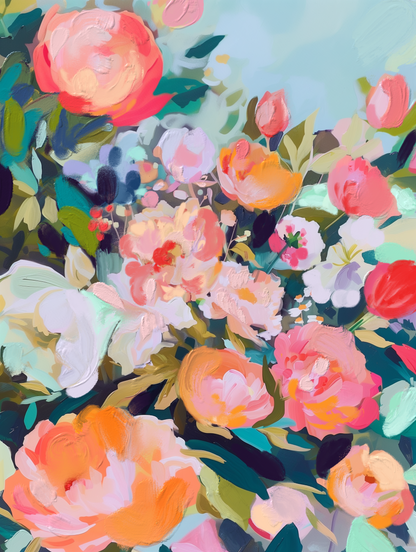 The Garden Wakes - Original Painting