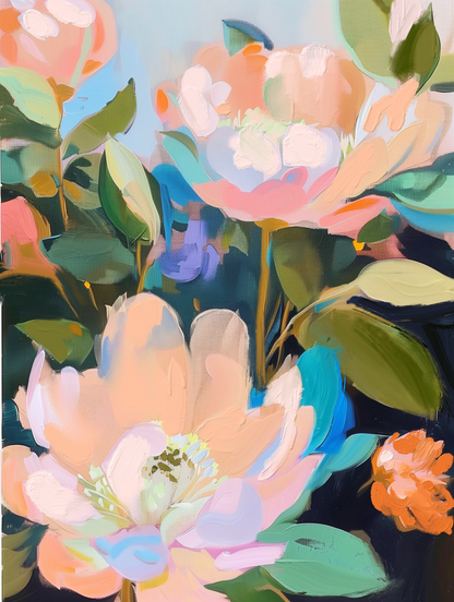The Peonies Arrived Today - Original Painting