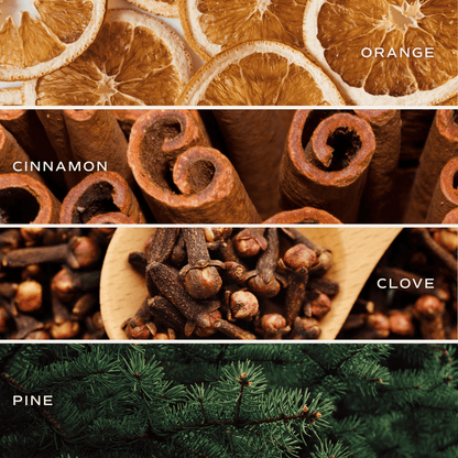 "Warm & Cozy" 15oz - Orange, Cinnamon, Cypress, Clove, Vetiver, Pine