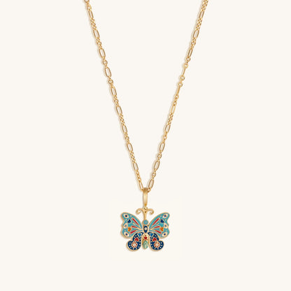 LIMITED EDITION: Vibrant Awakening Butterfly Charm Necklace