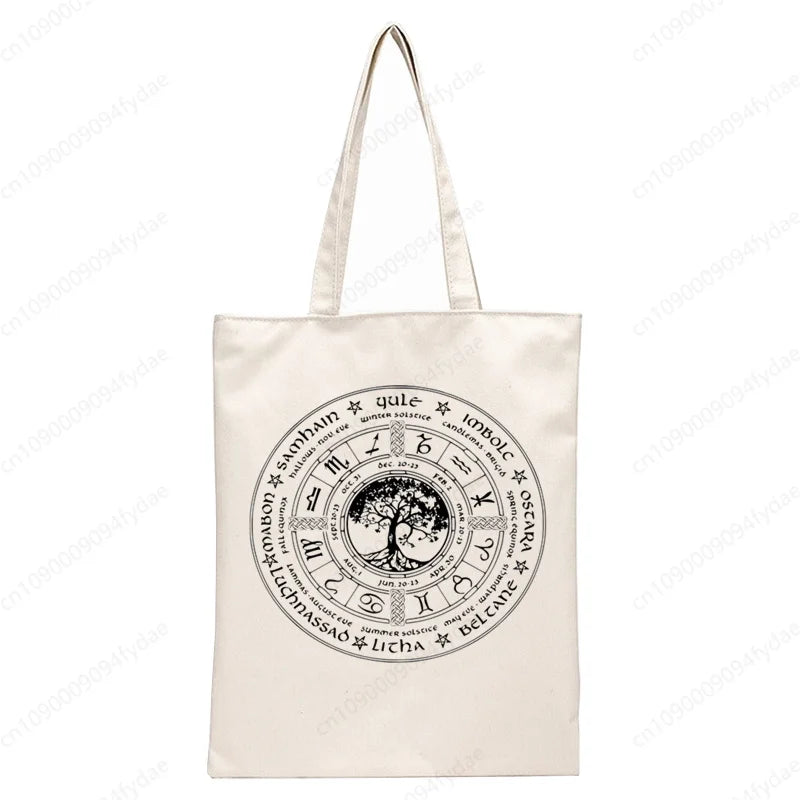 White Witch Tote Bags