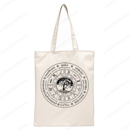 White Witch Tote Bags
