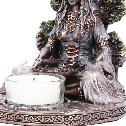Celtic God & Goddess Candle Holder